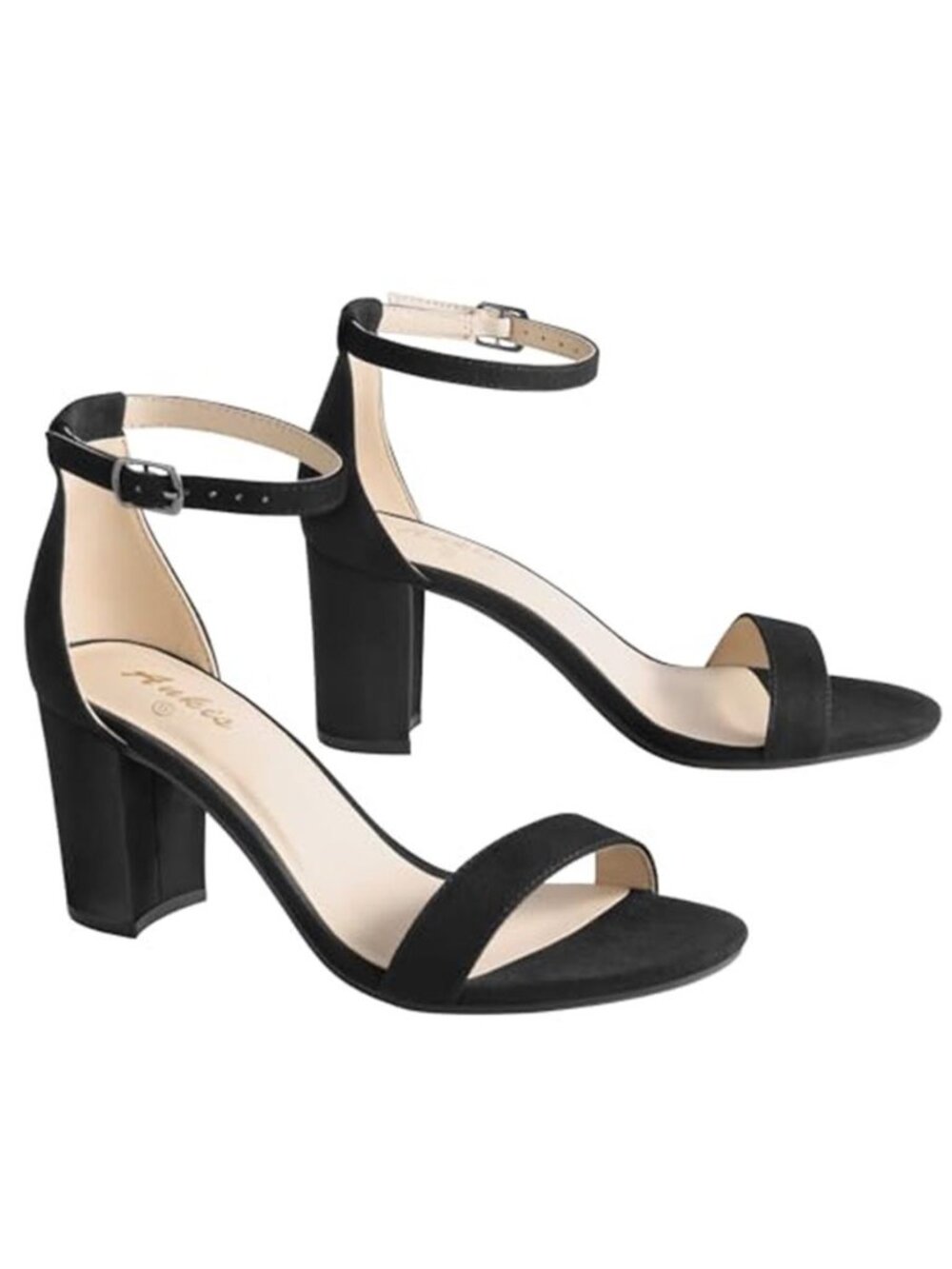 Women's Chunky Heel Sandals 2.75" Block Heels Open Toe Ankle Strap Dress Shoe